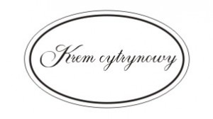 Etykiety krem cytrynowy