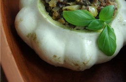 Patison nadziewany dorszem