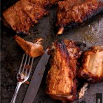 Żeberka w marynacie pomidorowo – śliwkowej