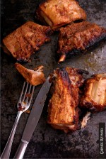 Żeberka w marynacie pomidorowo – śliwkowej