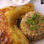 Aromatyczny kurczak pieczony z ryżem i soczewicą (bez glutenu)